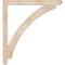 Ekena Millwork Thorton Craftsman Smooth Bracket, Douglas Fir, 3 1/2"W x 44"D x 48"H BKT04X44X48THR04SDF - alternate 3